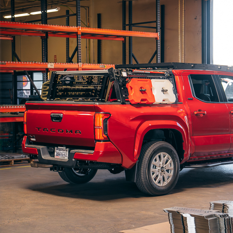 Cali Raised LED Cali Raised Overland Bed Rack For 2024+ Toyota Tacoma - Long Bed Low Profile Rack CR4056
