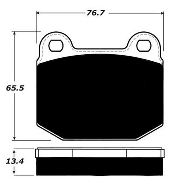 Porterfield Brake Pads for 2006 LOTUS EXIGE