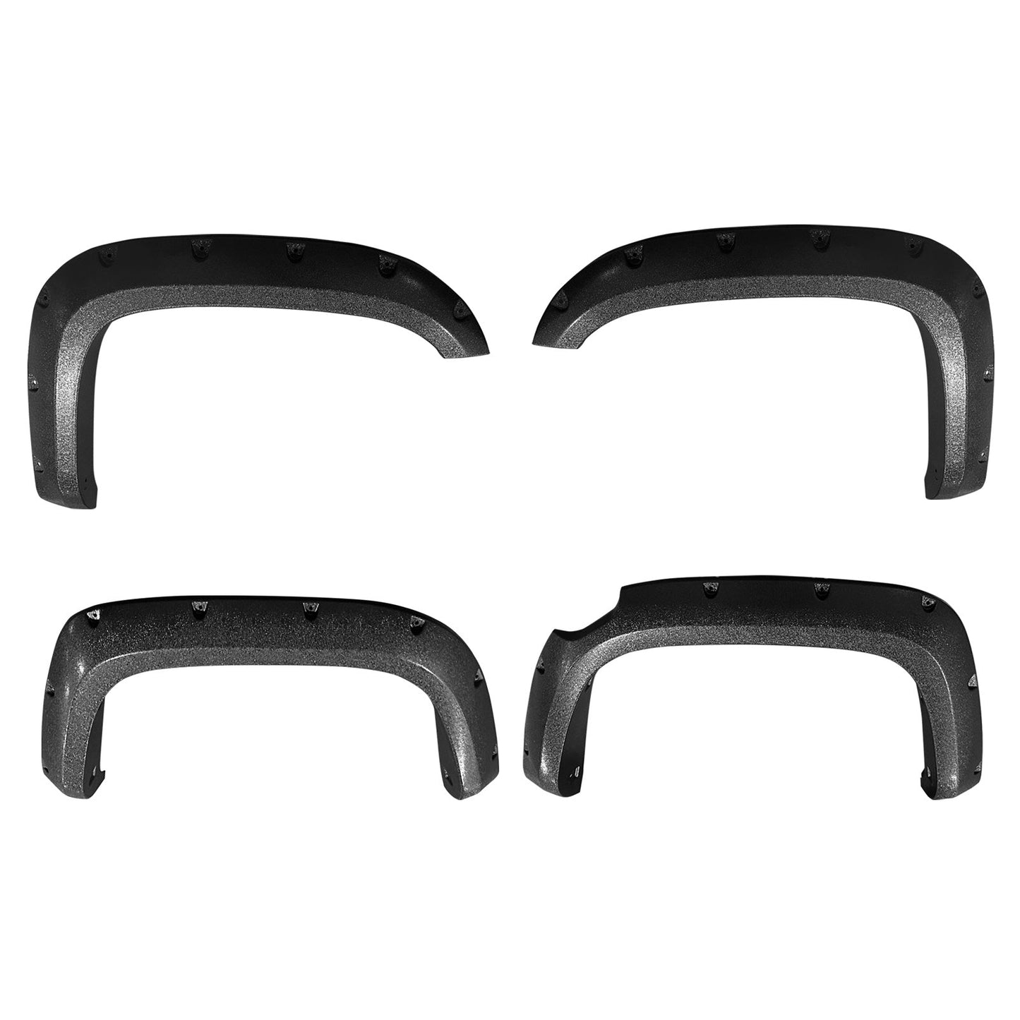 2015-2020 Chevy Colorado Short Bed Rivet Bolt Style Fender Flares ABS