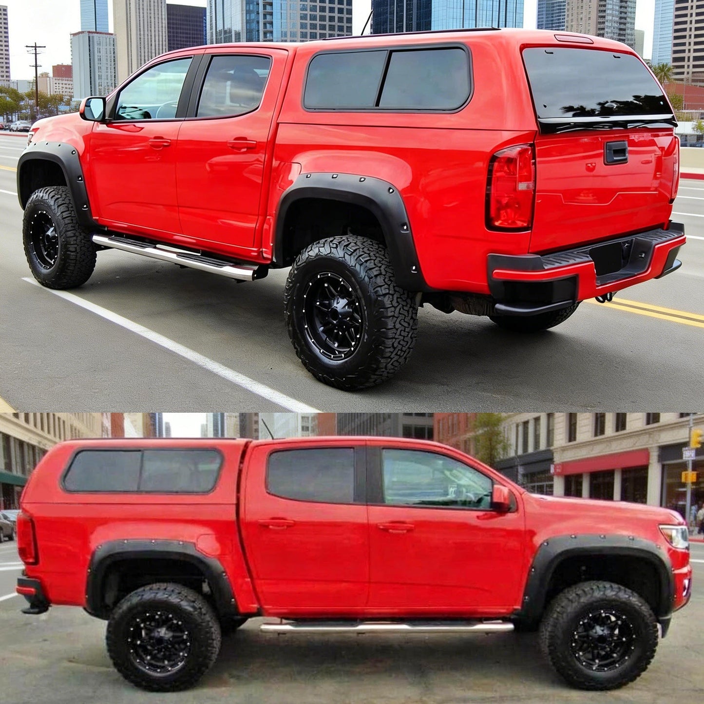 2005-2012 Nissan Frontier 60" Short Bed Pocket Riveted Fender Flares