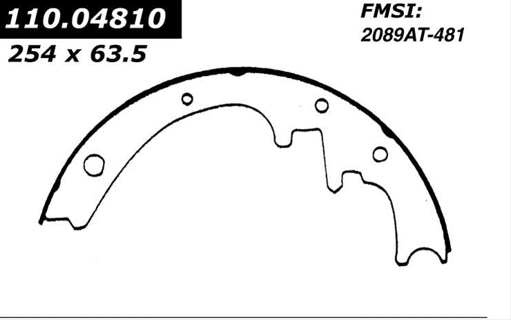 Porterfield Brake Shoes for 1982 LINCOLN TOWN CAR