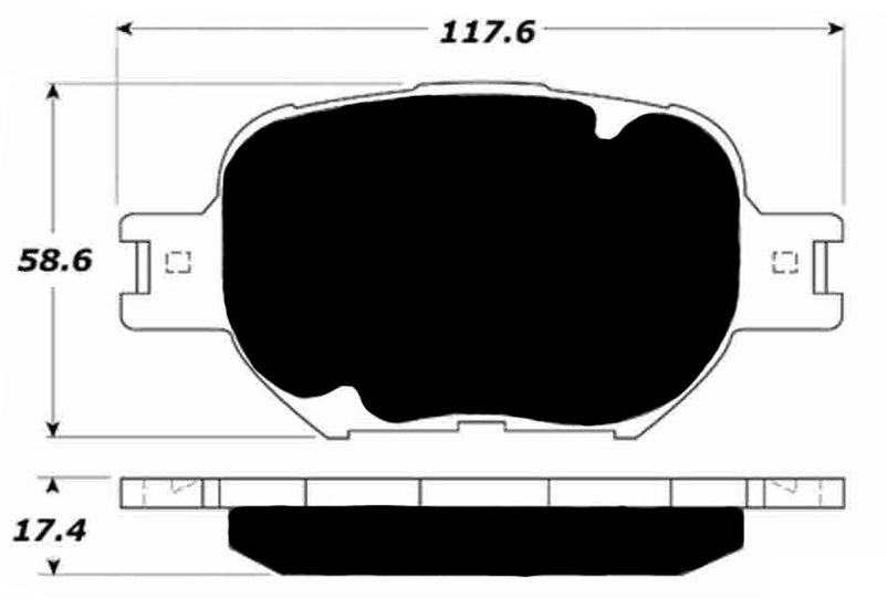 Porterfield Brake Pads for 2010 SCION tC