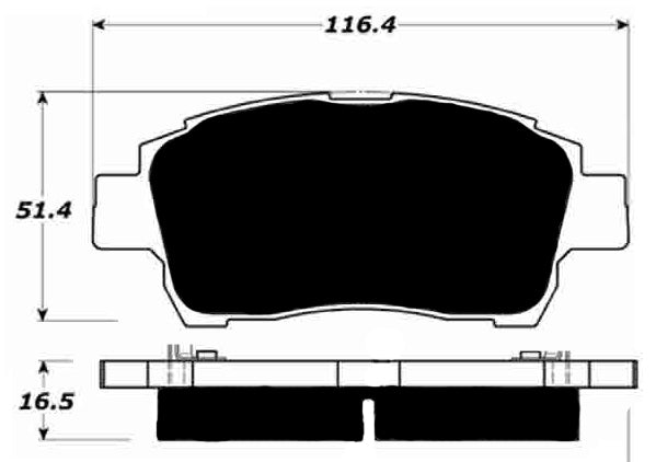 Porterfield Brake Pads for 2006 SCION xB