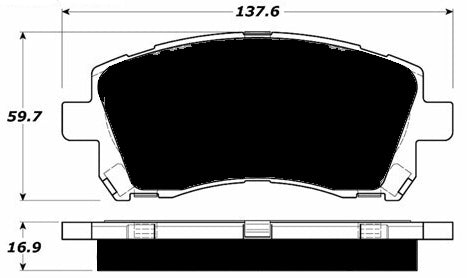 Porterfield Brake Pads for 2002 SUBARU LEGACY SEDAN LS