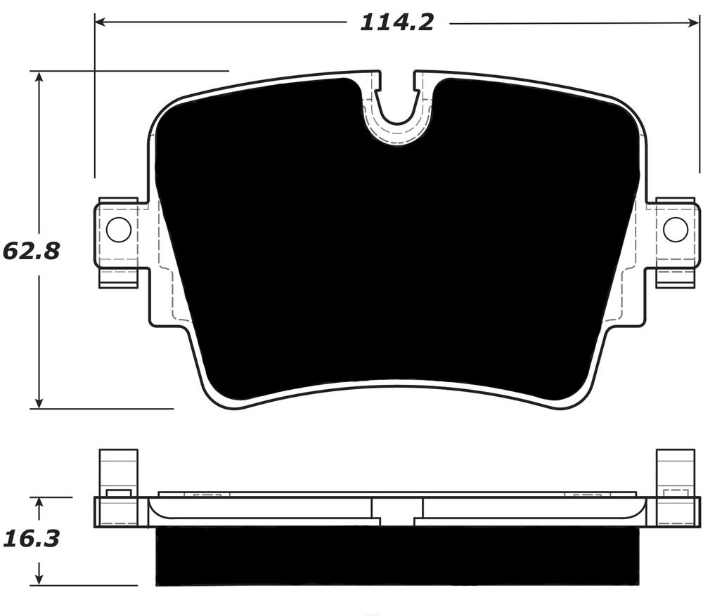 Porterfield Brake Pads for 2016 JAGUAR F-Type V8 S
