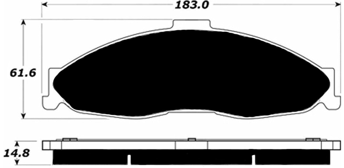 Porterfield Brake Pads for 1998 PONTIAC FIREBIRD