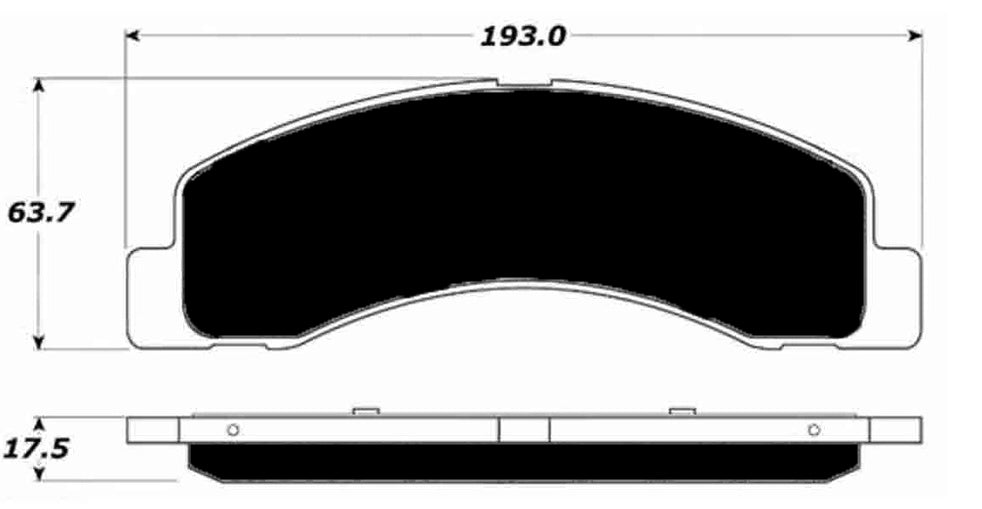 Porterfield Brake Pads for 2004 FORD F350 1 Ton 4WD SRW