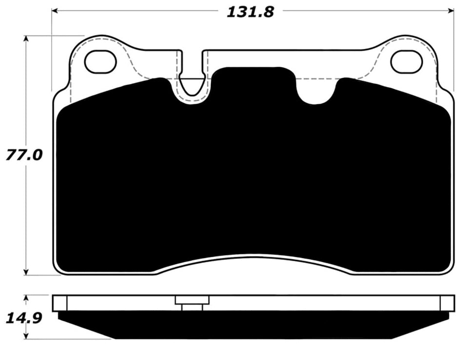 Porterfield Brake Pads for 2009 VOLKSWAGEN TOUAREG 2 V6 3.6L w/330mm Front Discs