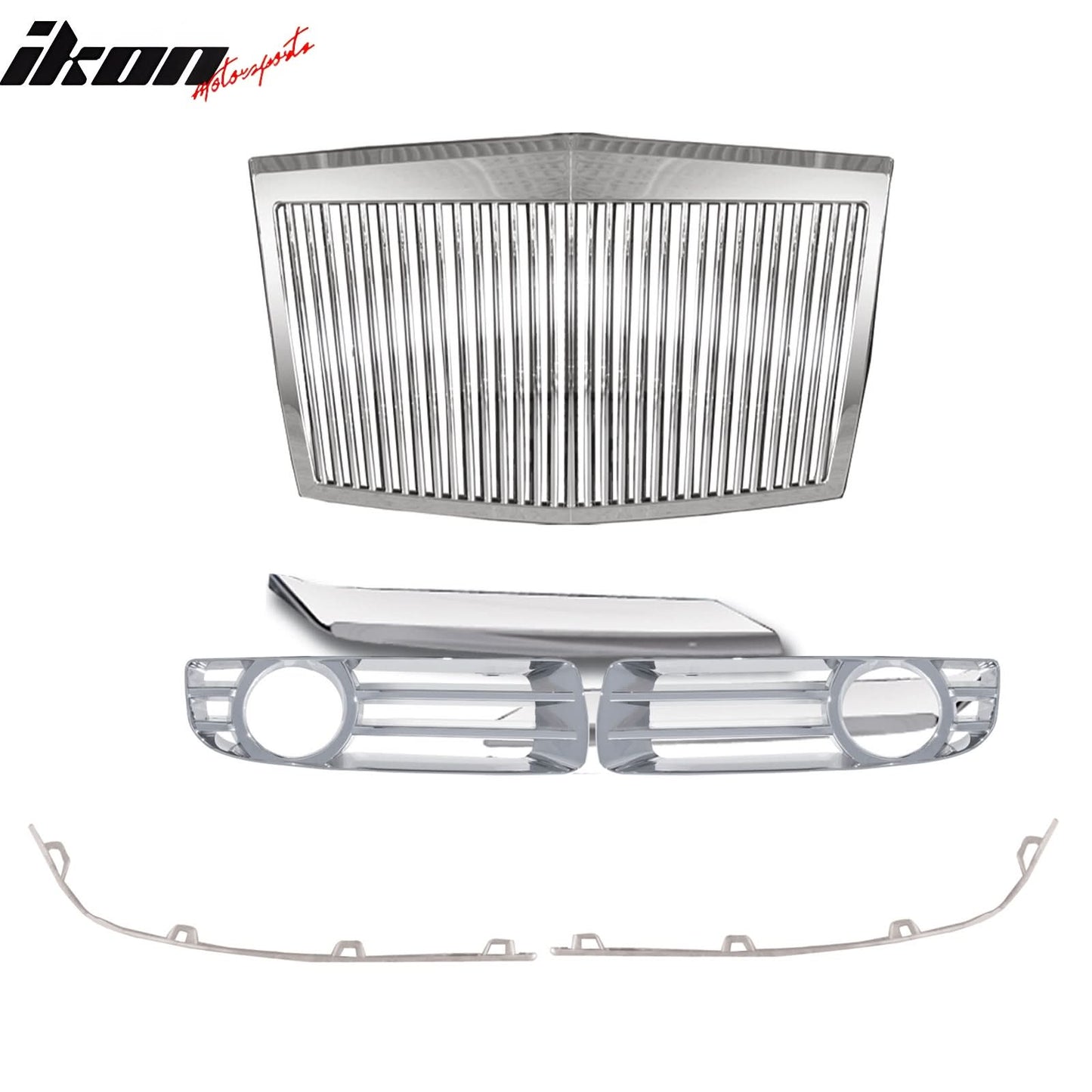 2005-2010 Chrysler 300 Front Bumper Cover Conversion Kit Unpainted PP