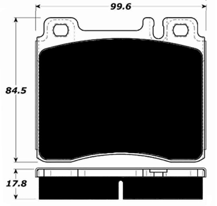 Porterfield Brake Pads for 1998 MERCEDES-BENZ S500