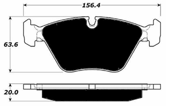 Porterfield Brake Pads for 2005 BMW 330 Series E46