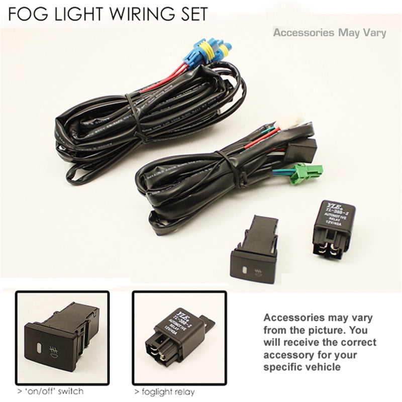 Spyder Mazda 3 2.5L 2010-2011 (excluding Speed3 Models)OEM Fog Lights w/Switch Clear FL-MM32010-C 5070456