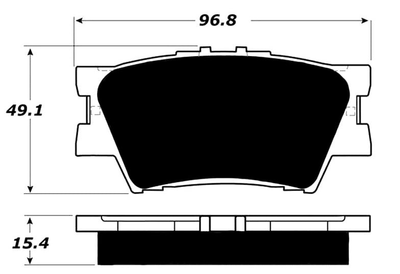 Porterfield Brake Pads for 2010 LEXUS ES 300H