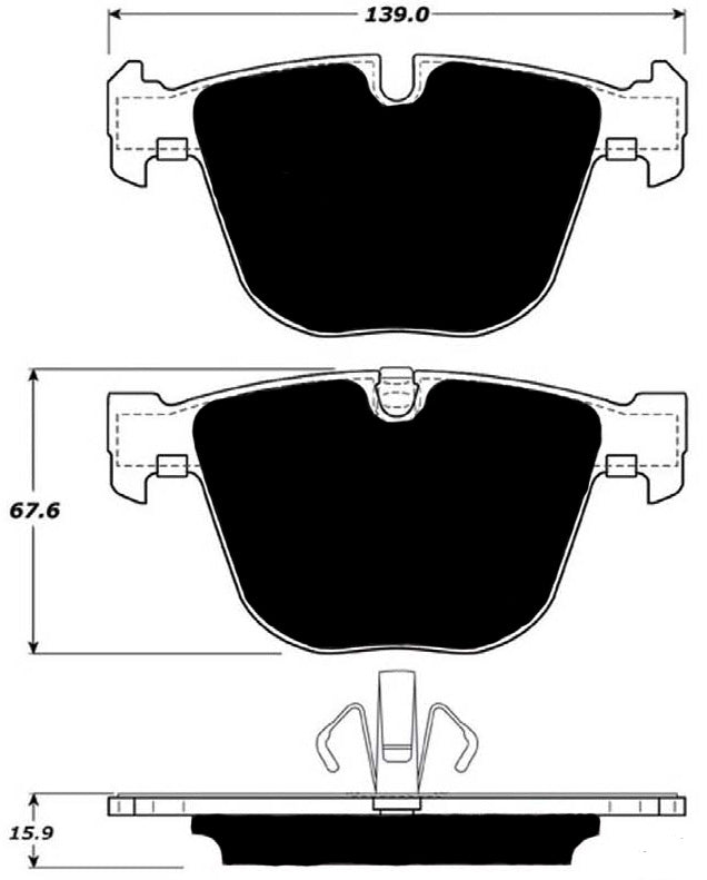 Porterfield Brake Pads for 2014 BMW Activehybrid 7