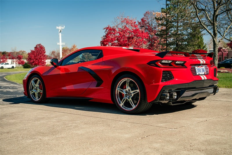 CORSA Performance Corsa 20-23 Chevrolet Corvette C8 RWD 3in Valved Cat-Back Delete w/ NPP w/4.5in CF Polished Tips 21105CF