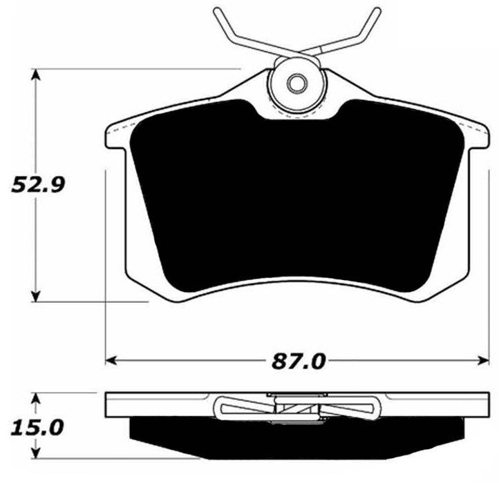 Porterfield Brake Pads for 2002 AUDI TT Quattro - 180HP 1.8L