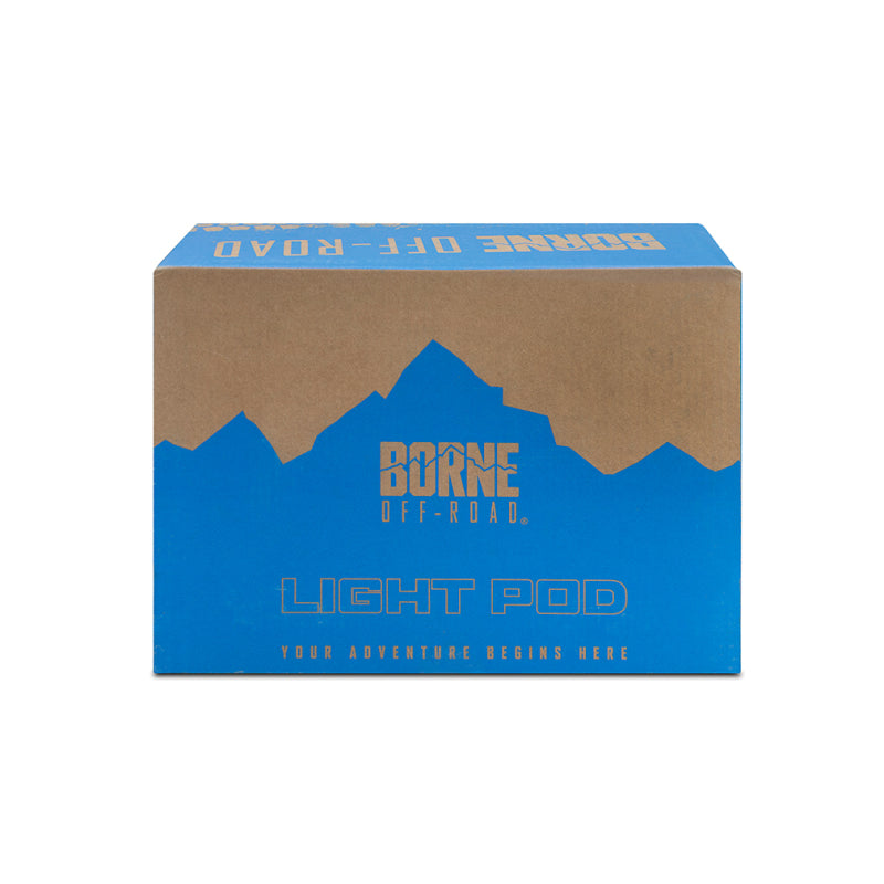 Borne Off-Road 21+ Bronco Light Pods 4pc Ditch 3x3 Spot Upfit BNLT-BR-21-DT4SU