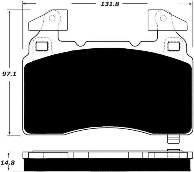 Porterfield Brake Pads for 2018 CHEVROLET CORVETTE Z51