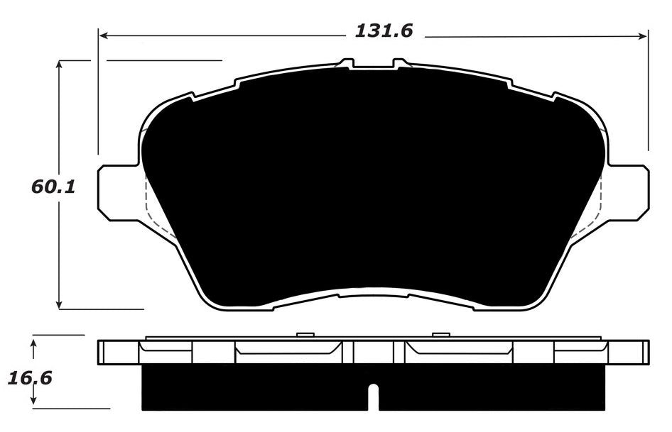 Porterfield Brake Pads for 2019 FORD FIESTA- Rear Disc