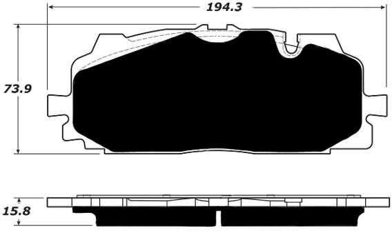Porterfield Brake Pads for 2018 AUDI RS5