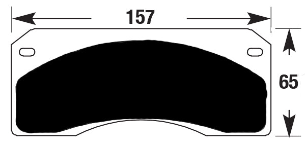Porterfield Brake Pads for 1980 CHEVROLET CORVETTE Dual Pin