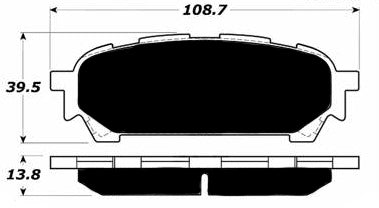 Porterfield Brake Pads for 2006 SUBARU IMPREZA OUTBACK