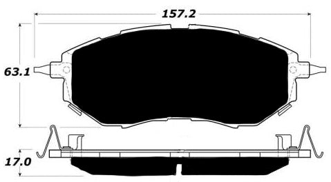 Porterfield Brake Pads for 2016 SUBARU WRX w/ EyeSight Technology