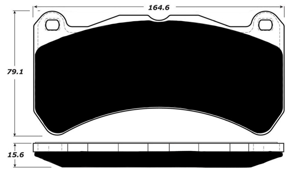 Porterfield Brake Pads for 2012 LEXUS IS F
