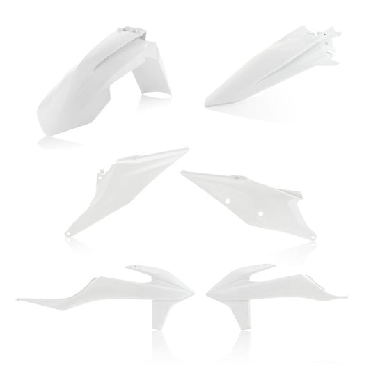 Acerbis 19-22 KTM 125-450 SX/ SX-F/ XC-F/ XC/ XC-tpi Plastic Kit - White 2726500002
