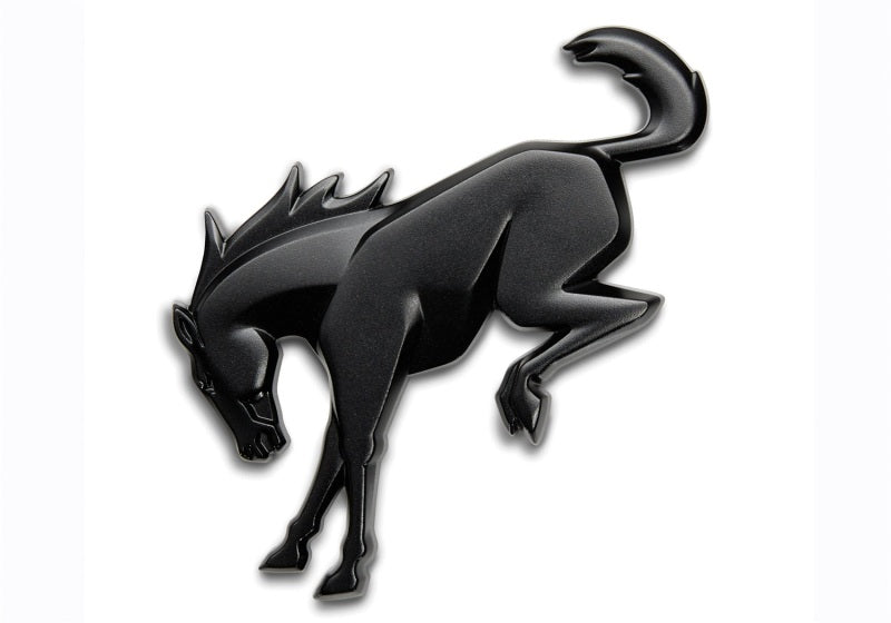 Ford Racing Bronco Rear Emblem - Matte Black M-1447-BRMB