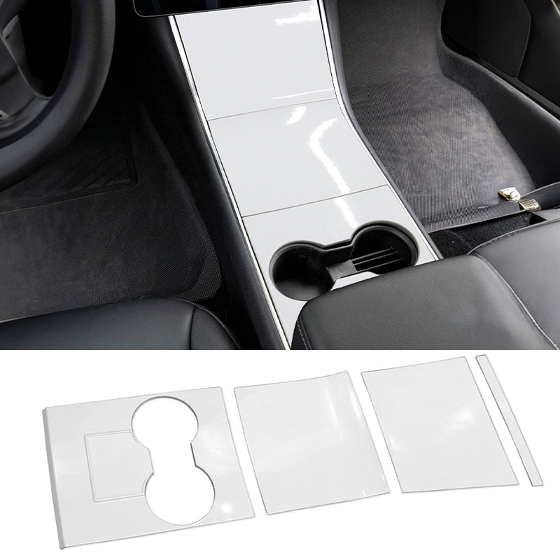 2017-2020 Tesla Model 3 Gloss Console Box Cover ABS