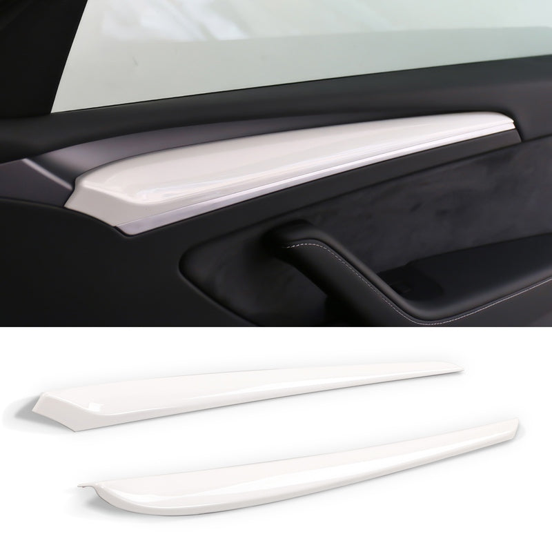 2021-2023 Tesla 3 & 2023 Model Y White Center Front Door Panel ABS
