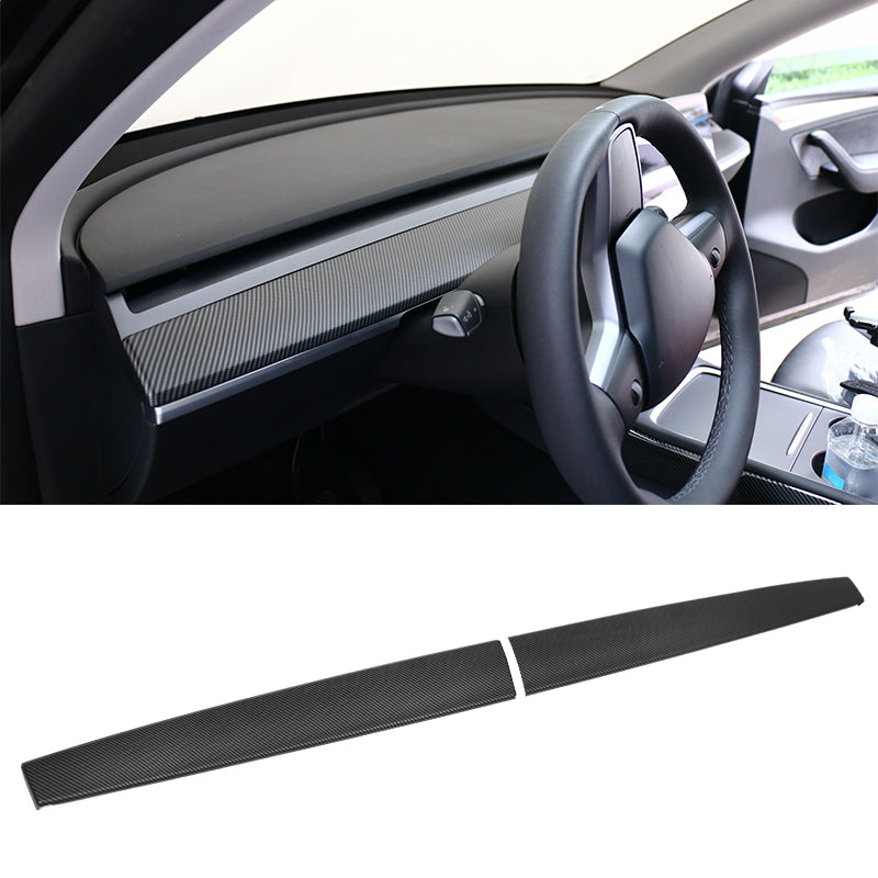 2020-2023 Tesla Y 21-23 3 Dashboard Wrap Panel ABS