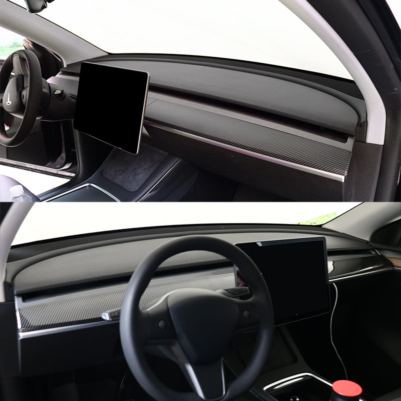 2020-2023 Tesla Y 21-23 3 Dashboard Wrap Panel ABS