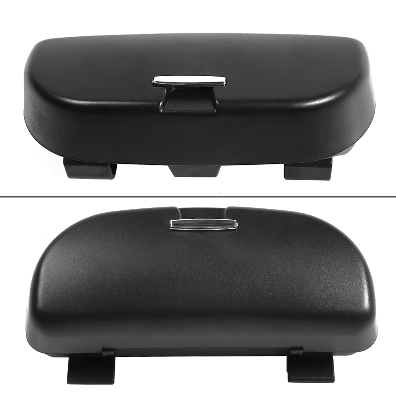 Universal Black Auto Car Sunglasses Holder Organizer Sun Visor Box ABS