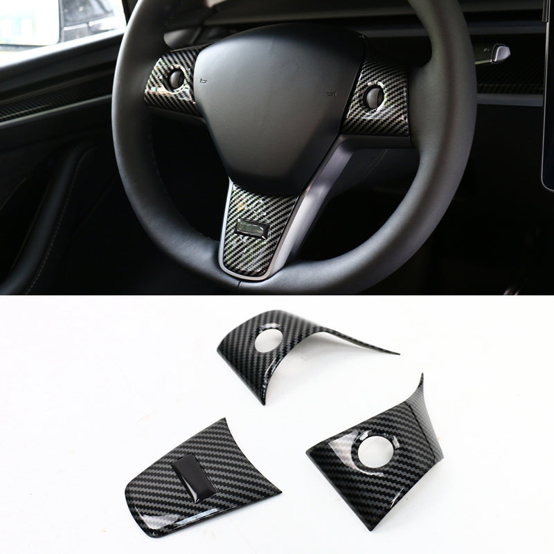 2017-2023 Tesla 3 & 20-23 Y Steering Wheel Trim ABS