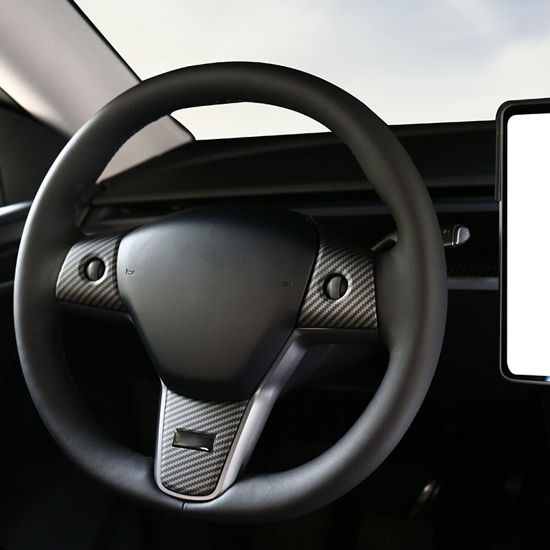 2017-2023 Tesla 3 & 20-23 Y Steering Wheel Trim ABS
