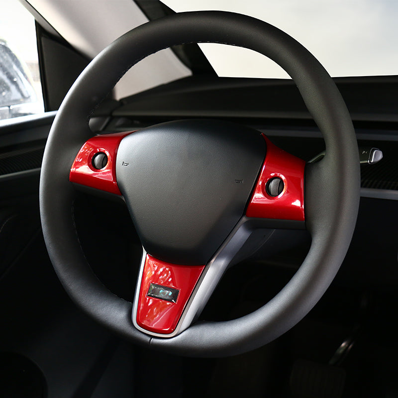2017-2023 Tesla 3 & 20-23 Y Steering Wheel Trim ABS