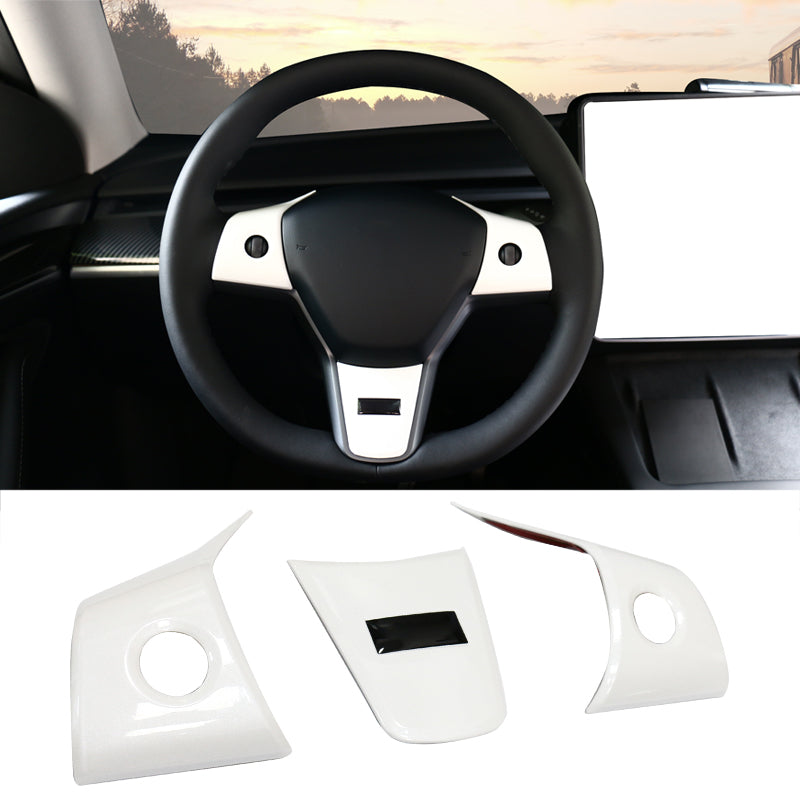 2017-2023 Tesla 3 & 20-23 Y Steering Wheel Trim ABS