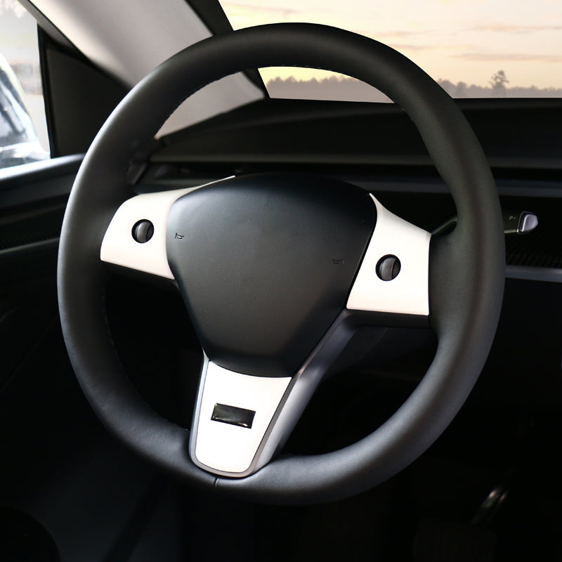 2017-2023 Tesla 3 & 20-23 Y Steering Wheel Trim ABS