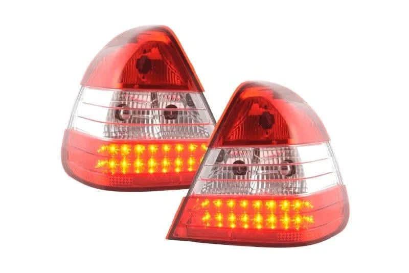 Mercedes Benz C-Class (202) Red LED Taillights Set (1996-2000)