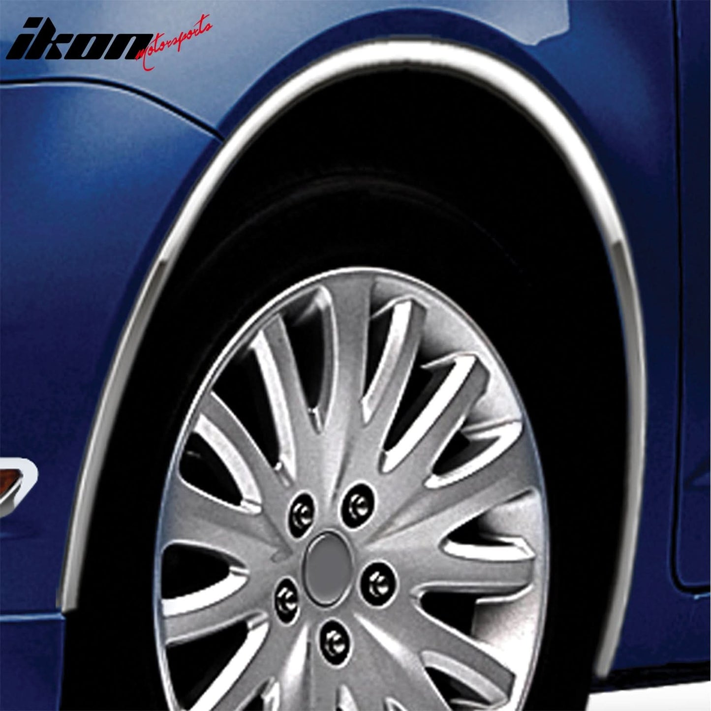 Universal 1.2X21 Chrome Fender Flare Wheel Protector Molding Edge Trim