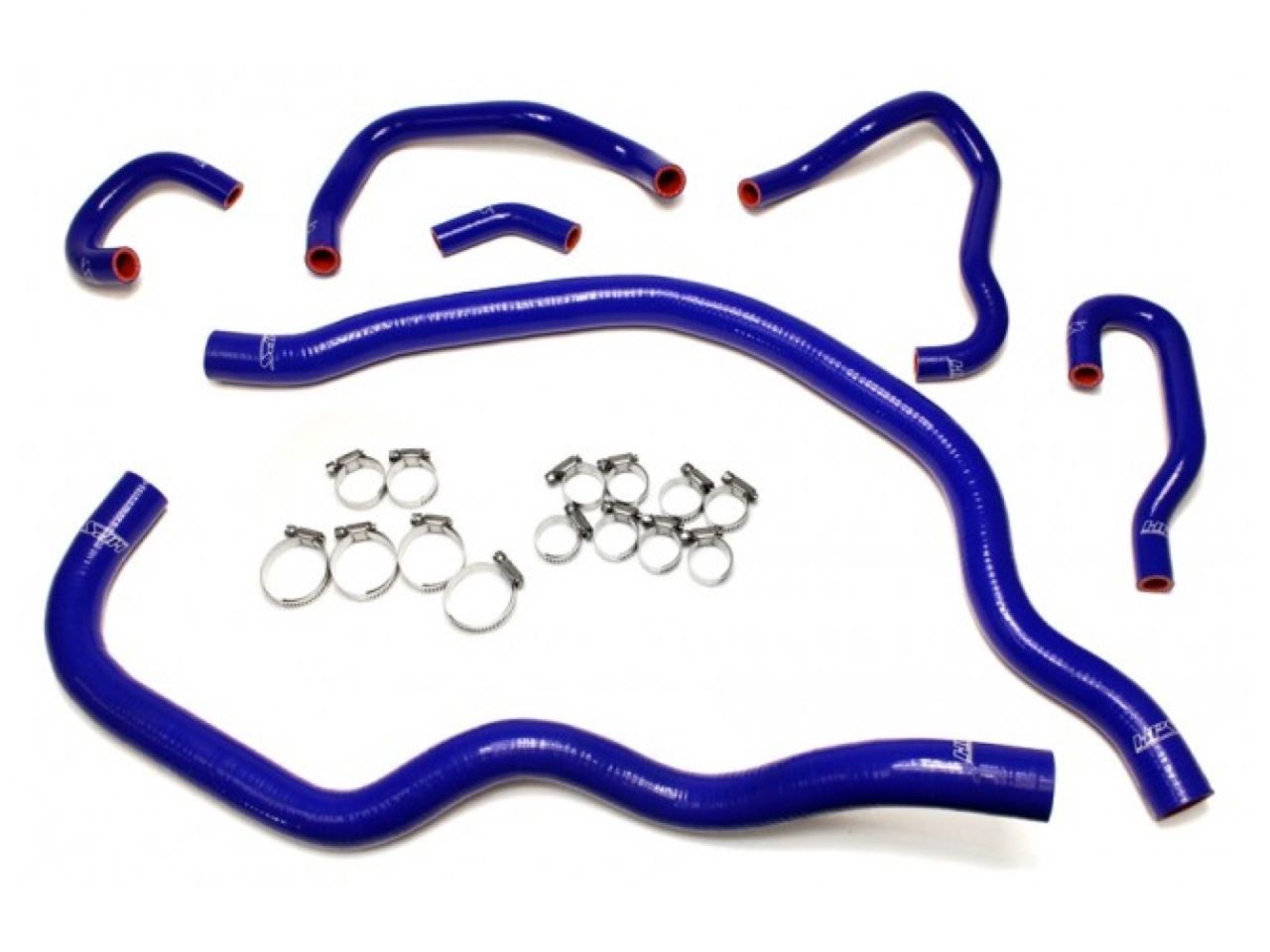 HPS Performance Products HPS Blue Reinforced Silicone Radiator and Heater Hose Kit Coolant Honda 06-09 S2000