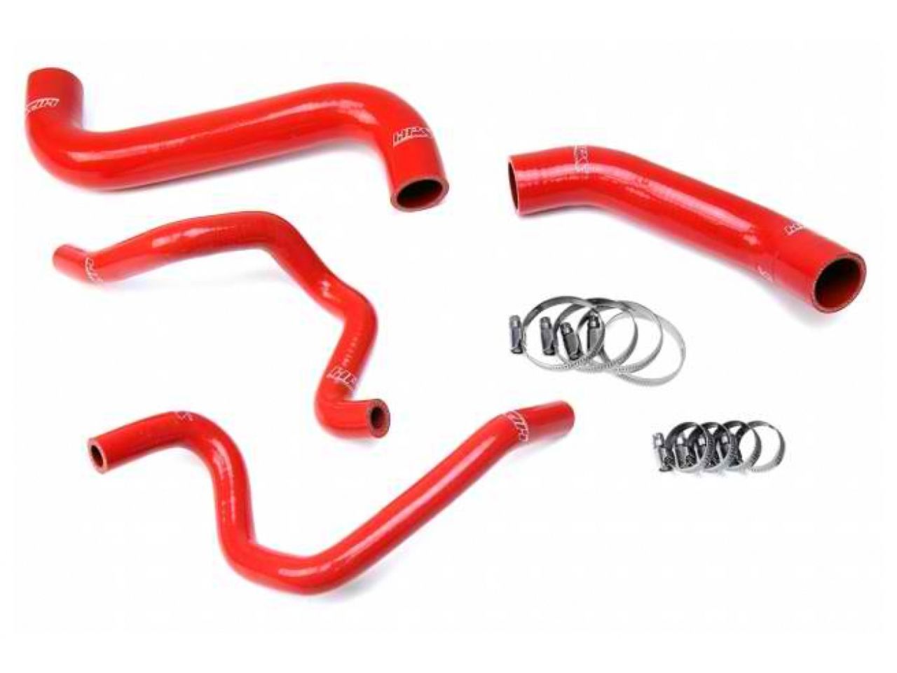 HPS Performance HPS Red Reinforced Silicone Radiator + Heater Hose Kit Subaru 2003 Impreza 2.5L Non Turbo Left Hand Drive