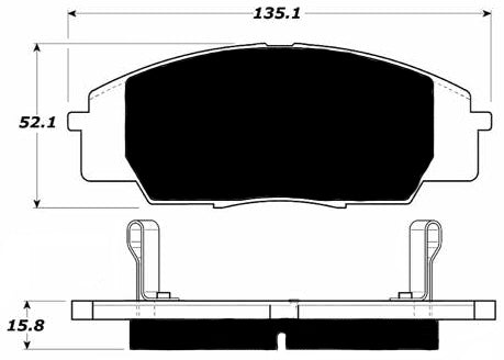 Porterfield Brake Pads for 2003 HONDA S 2000