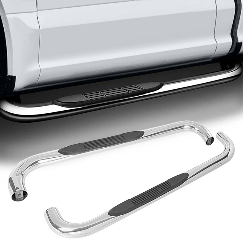 2009-2014 Dodge Journey 3" Silver Side Running Board Stainless Steel