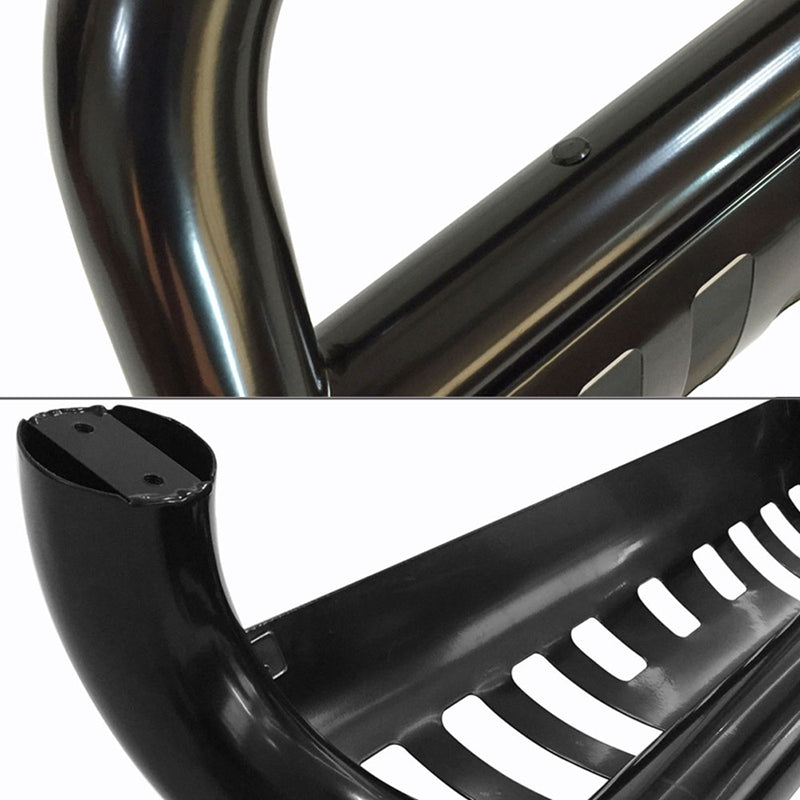 2007-2014 Silverado Sierra 2500 3500HD 3" Tublar Black Bull Bar Steel