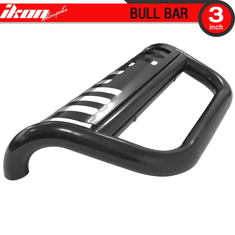 2008-2010 Ford F250 F350 F450 F550 Super Duty 3" Black Bull Bar Steel
