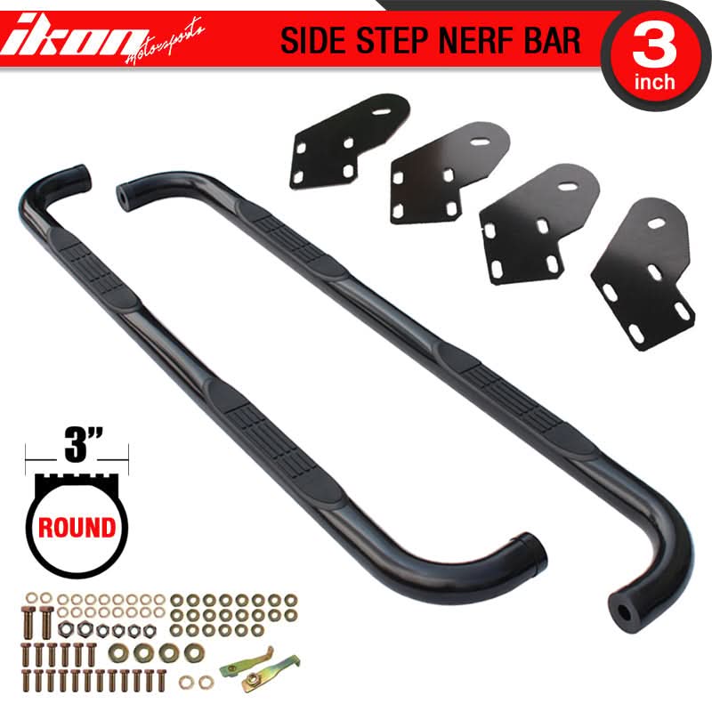 1999-2016 Ford F250 F350 F450 Cab Pickup 3in Steel Side Steps