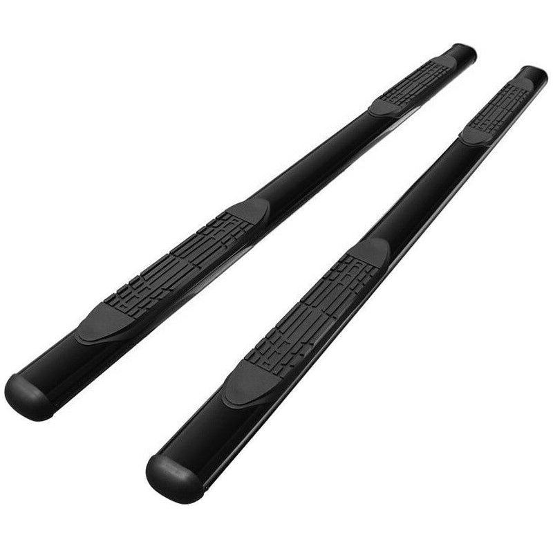 2004-2008 Ford F150 Black Powder Coat Finish Running Boards Stainless